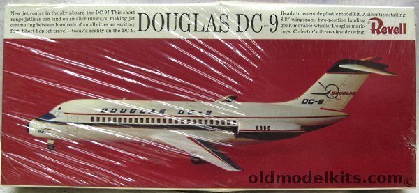 Revell 1/120 Douglas DC-9 Prototype, H246 plastic model kit